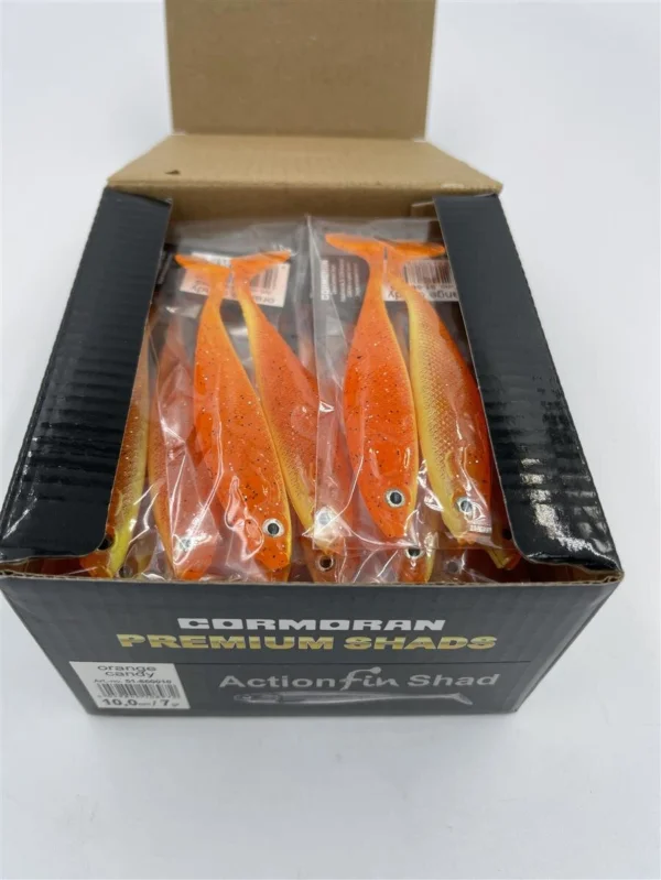 Cormoran Gummifische Bulk Action Fin Shad 10cm OC Gummiköder 40 Stück Preisreduziert