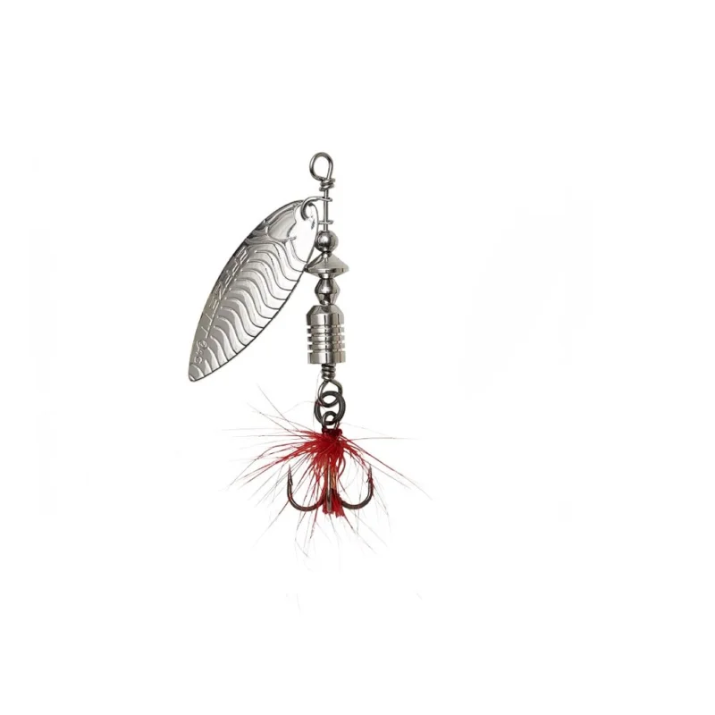 Markenware DAM Effzett Spinner UV Gr.2 4g Silver Blinker Kunstköder