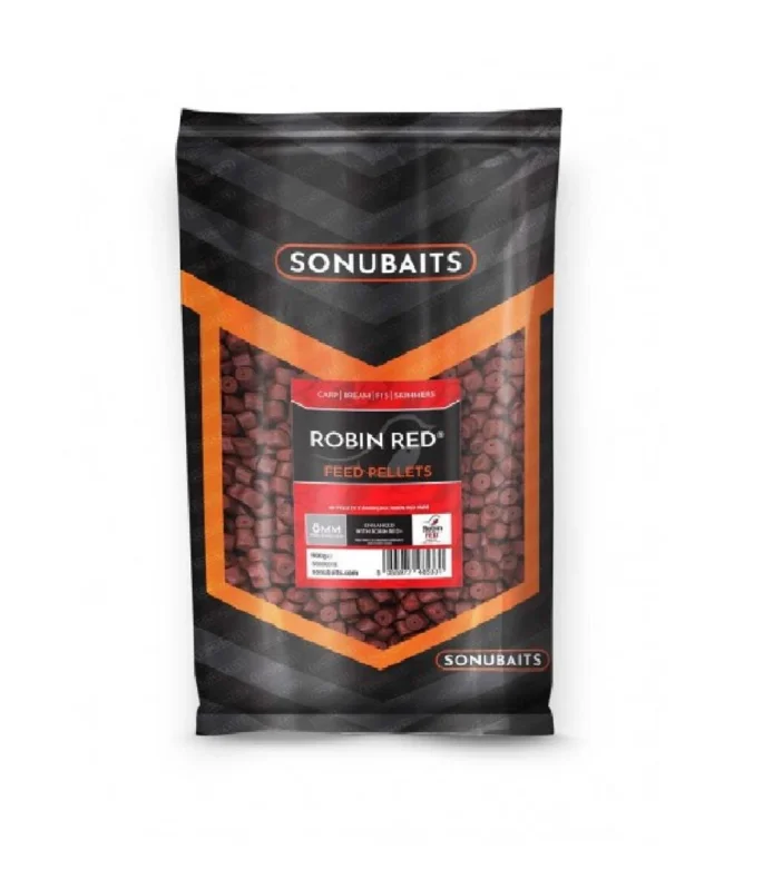 Günstig Sonubaits Pellets Robin Red 8mm 900g Feed Pellets Feederpellets Fischmehl Basis