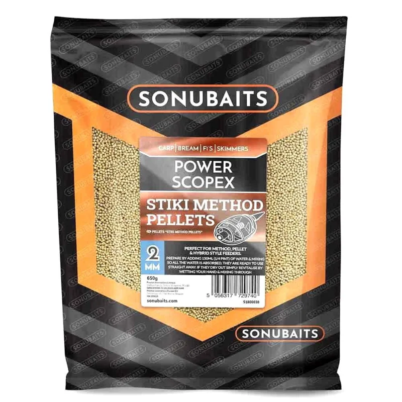 Angebot Sonubaits Stiki Method Pellets 2mm 650g Power Scopex Feederpellets