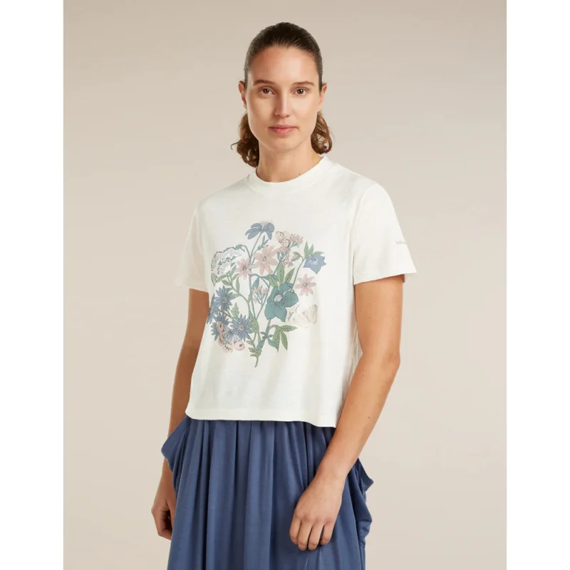 W's Merino 150 Tech Lite SS Crop Tee NZ Flora Knallerangebot